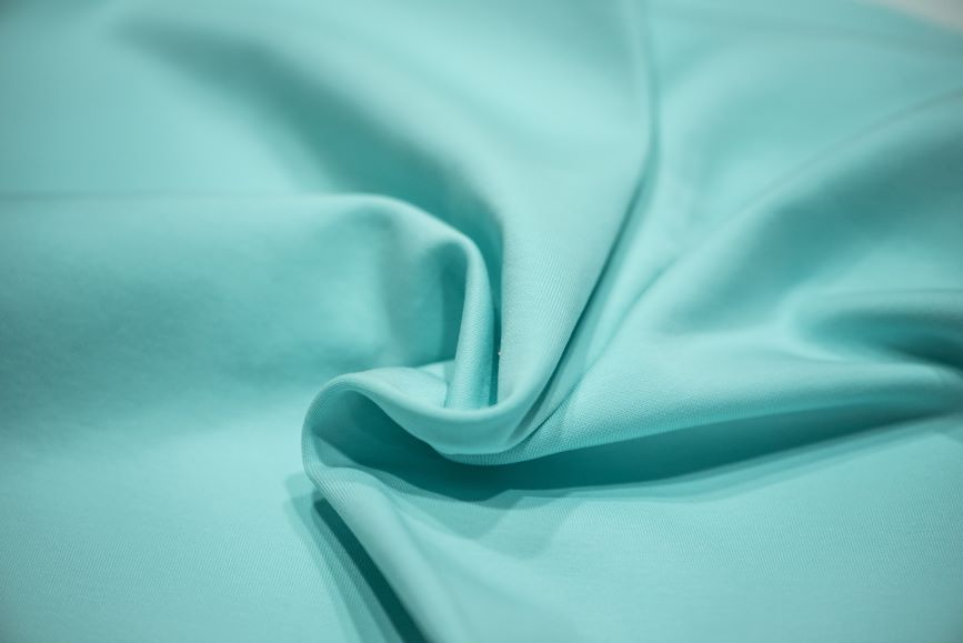 液氨丝光弹力空气层针织棉面料秋冬保暖外衣布料