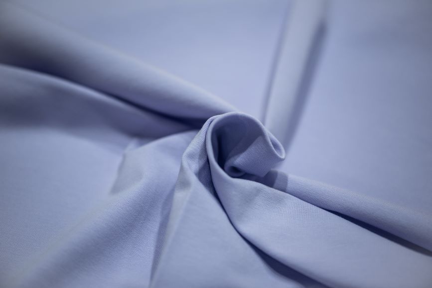 蓝色针织面料图片类型特点